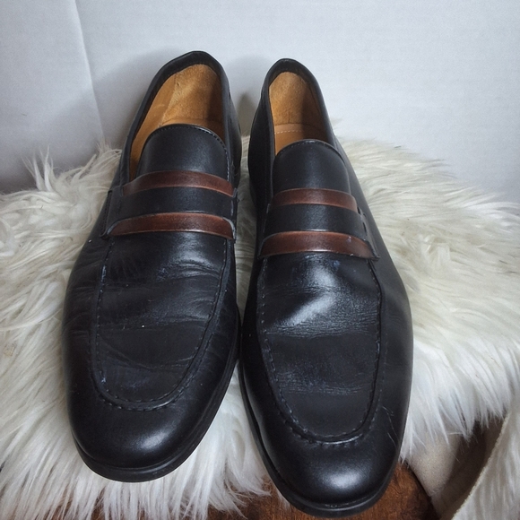 Magnanni Men's Daniel Brown Trim Flex Loafers 9 - Picture 12 of 12